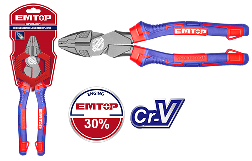 Плоскогубцы усиленные 240 мм EMTOP EPLRC0921